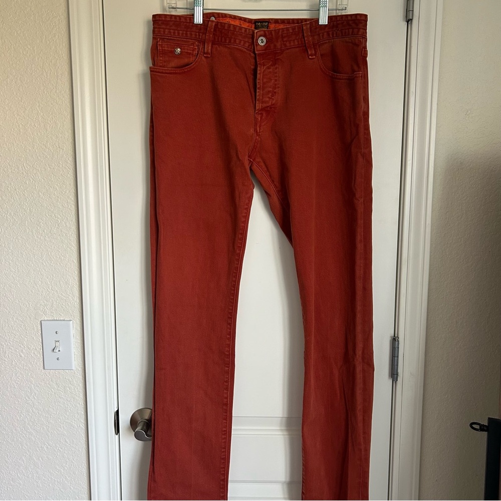 Raer Survival Rag Recycle Women’s Burnt Orange Skinny Leg Pants - Size 34